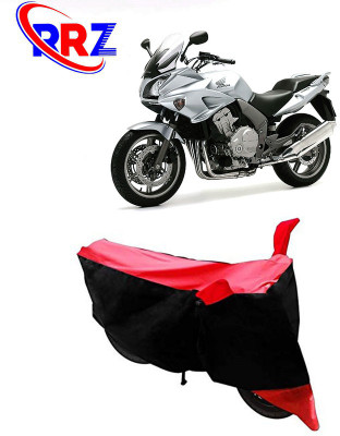 RRZ Waterproof Two Wheeler Cover for Honda(CBF 1000, Black, Red)