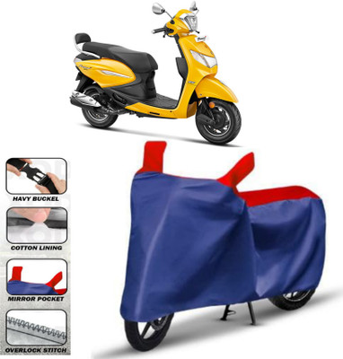 HWSXQAE Waterproof Two Wheeler Cover for Hero(Pleasure Plus, Red)