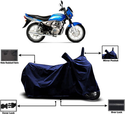 KEDIT Two Wheeler Cover for Bajaj(X-Blade, Black)