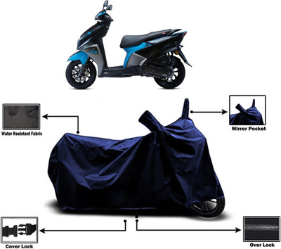 Amexride Two Wheeler Cover for TVS(Ntorq 125, Blue)