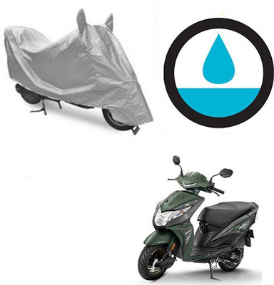 DeepShakshi AUTOMOTIVE Waterproof Two Wheeler Cover for Honda(Dio, Silver)