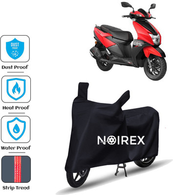 NOIREX Two Wheeler Cover for TVS(NTORQ, Black)