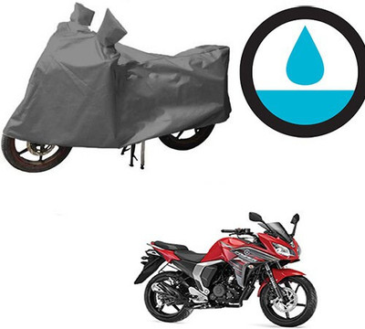 DeepShakshi AUTOMOTIVE Waterproof Two Wheeler Cover for Yamaha(Fazer, Grey)