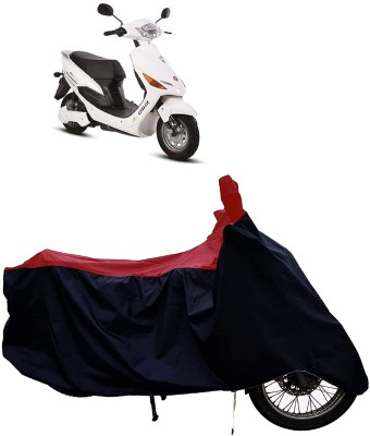 KEDIT Two Wheeler Cover for Hero(Electric Cruz, Red, Black)