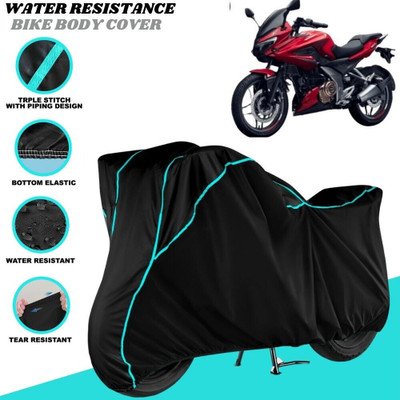 SRP PRODUCT Waterproof Two Wheeler Cover for Bajaj(Pulsar 250, Black)