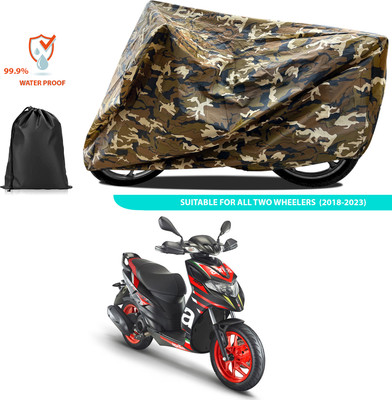 GOSHIV-car and bike accessories Waterproof Two Wheeler Cover for Aprilia(Yellow)