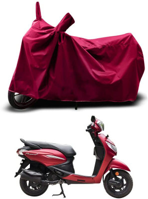 KEDIT Two Wheeler Cover for Hero(Pleasure, Maroon)