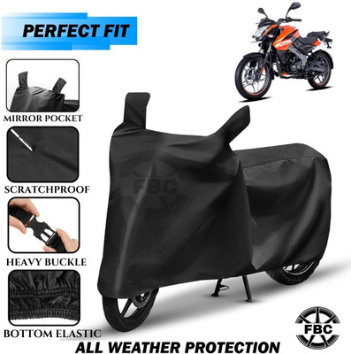 AUTOCAD Waterproof Two Wheeler Cover for Bajaj(Pulsar NS125 BS6, Black)