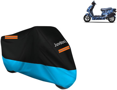 Juvdoxj Waterproof Two Wheeler Cover for Hero Electric(Electric AXLHE-20, Blue)