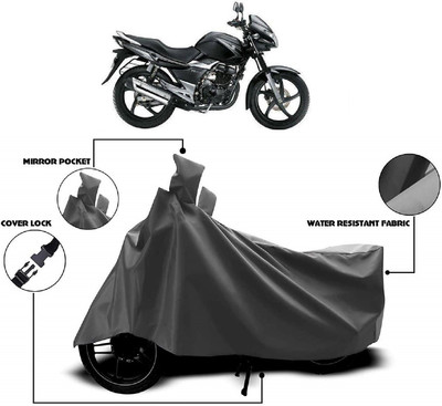 MMSSTAR Waterproof Two Wheeler Cover for Suzuki(GS 150R, Grey)