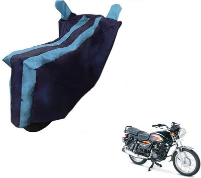Mdstar Waterproof Two Wheeler Cover for TVS(Max 4R, Black, Blue)