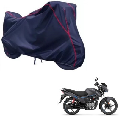 Car Life Two Wheeler Cover for Hero(Glamour, Blue, Red)