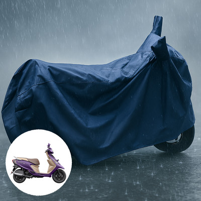 CODOKI Waterproof Two Wheeler Cover for TVS(Scooty Zest, Blue, Blue)