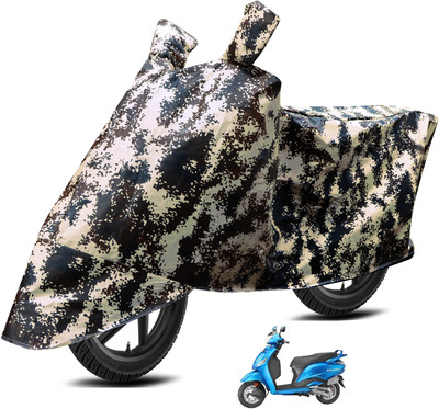 Euro Care Waterproof Two Wheeler Cover for Hero(Maestro, Silver)