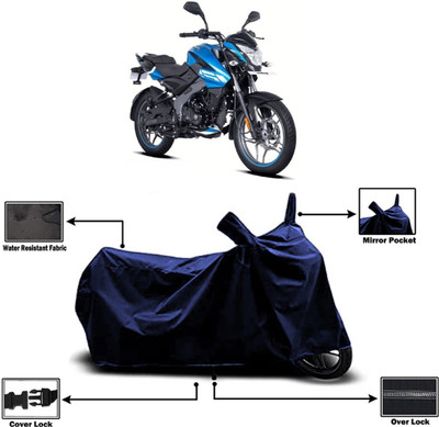 Amexride Two Wheeler Cover for Bajaj(Pulsar NS125 BS6, Blue)