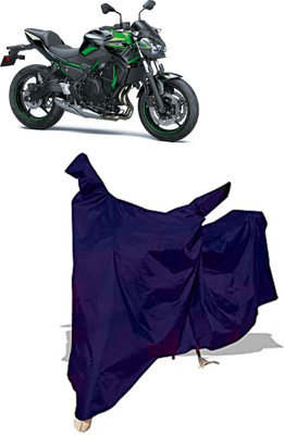Amexride Two Wheeler Cover for Kawasaki(Z650 BS6, Blue)