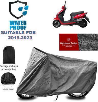 GOSHIV-car and bike accessories Waterproof Two Wheeler Cover for PURE EV(Grey)