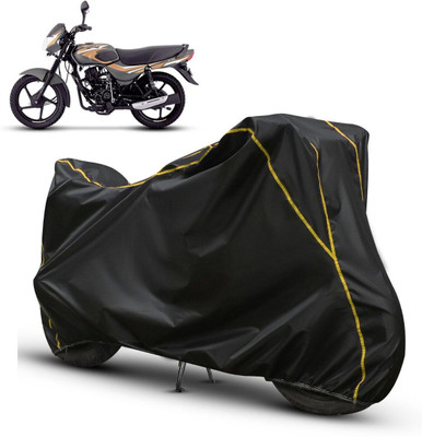 OliverX Waterproof Two Wheeler Cover for Bajaj(CT100, Black, Yellow)