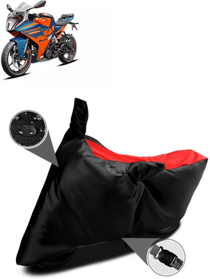 AutoGalaxy Waterproof Two Wheeler Cover for KTM(RC 390 BS6, Red)