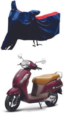 ZAQE Waterproof Two Wheeler Cover for Suzuki(Access 125, Red, Blue)