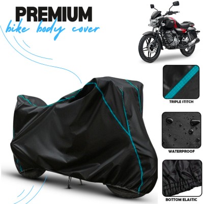 Kishori Enterprises Waterproof Two Wheeler Cover for Bajaj(V15, Black)