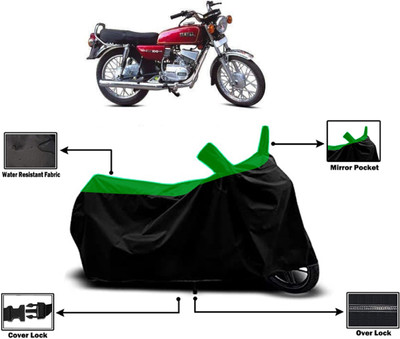 Amexride Two Wheeler Cover for Yamaha(RX 100, Green)