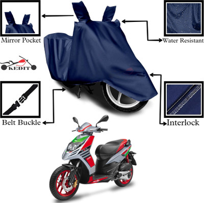 KEDIT Two Wheeler Cover for Aprilia(SR 150, Blue)