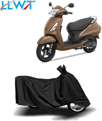 DeepShakshi AUTOMOTIVE Waterproof Two Wheeler Cover for TVS(Jupiter, Black)