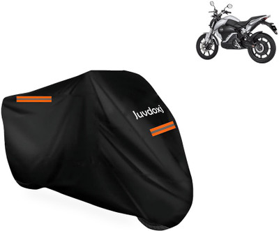 Juvdoxj Waterproof Two Wheeler Cover for Revolt(RV Cafe Racer BS6, Black)