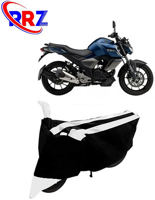 RRZ Waterproof Two Wheeler Cover for Yamaha(FZ-S FI, Black, White)