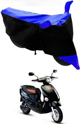 Mdstar Waterproof Two Wheeler Cover for Hero(Electric Photon, Blue, Black)