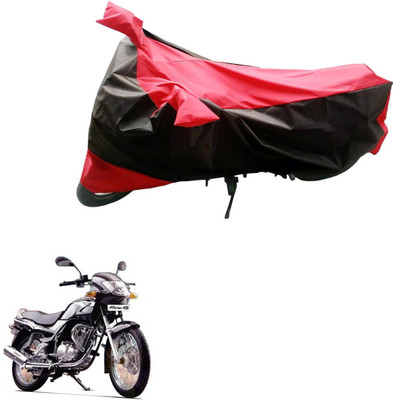 MWBB Waterproof Two Wheeler Cover for TVS(Fiero F2, Black, Blue)