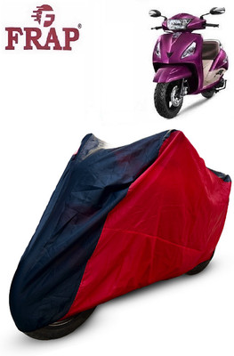 Frap Two Wheeler Cover for TVS(Jupiter 125, Red, Black)