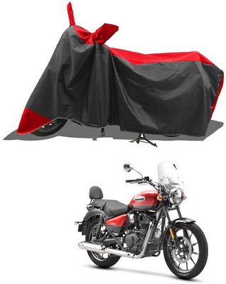PAGORA Waterproof Two Wheeler Cover for Royal Enfield(Meteor 350, Red, Black)