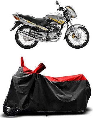 KEDIT Two Wheeler Cover for Yamaha(Gladiator, Red, Black)