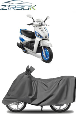 ZIRBOK Waterproof Two Wheeler Cover for Mahindra(Gusto 125, Grey)