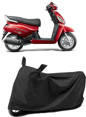 KEDIT Two Wheeler Cover for Mahindra(Gusto 125, Black)