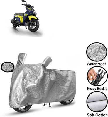 CODOKI Waterproof Two Wheeler Cover for TVS(Ntorq 125, Silver)
