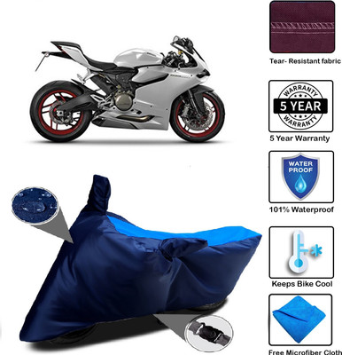 MISSION COLLECTION Waterproof Two Wheeler Cover for Ducati(899 Panigale, Blue)