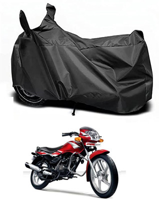 Auto Hub Waterproof Two Wheeler Cover for TVS(Star Sport, Black)