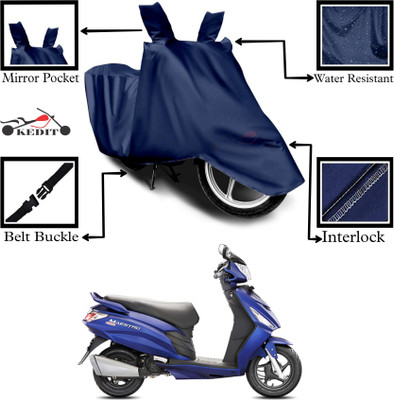 KEDIT Two Wheeler Cover for Universal For Bike(Maestro Edge, Blue)