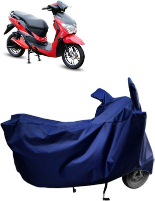 Amexride Two Wheeler Cover for Hero Electric(Electric Dash, Blue)