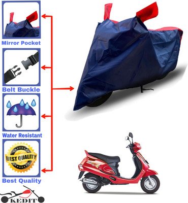 KEDIT Two Wheeler Cover for Mahindra(Duro DZ, Red, Blue)