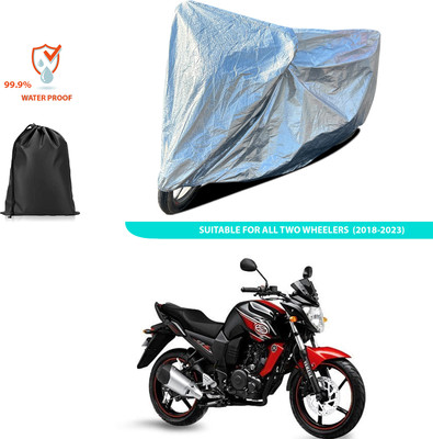 CODOKI Waterproof Two Wheeler Cover for Yamaha(FZS 25, Silver)