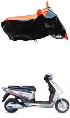 VESMEI Two Wheeler Cover for Hero(Electric NYX, Orange)