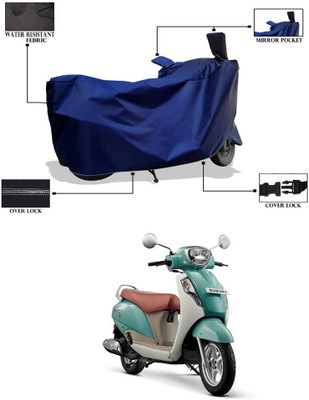 CODOKI Waterproof Two Wheeler Cover for Suzuki(New Access 125, Blue)