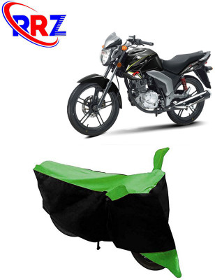 RRZ Waterproof Two Wheeler Cover for Suzuki(GSX, Black, Green)