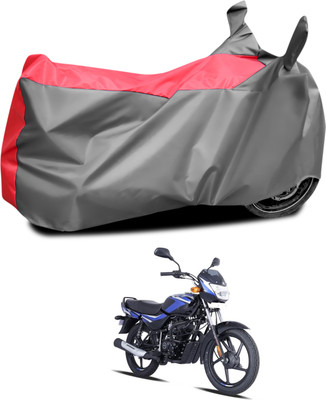CODOKI Waterproof Two Wheeler Cover for Bajaj(CT100, Grey, Red)