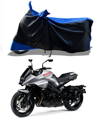 DeepShakshi AUTOMOTIVE Waterproof Two Wheeler Cover for Suzuki(Katana BS6, Blue)