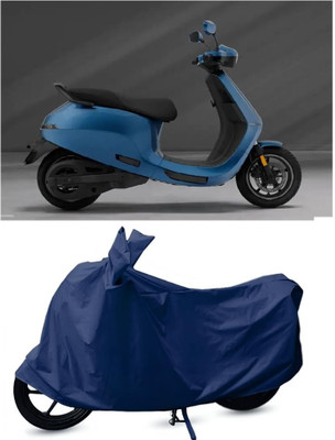 ishika Waterproof Two Wheeler Cover for Ola(Electric, Blue)